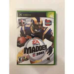 Madden NFL 2003 (Microsoft Xbox, 2002) EA - NFL Football - CIB Complete - Tested